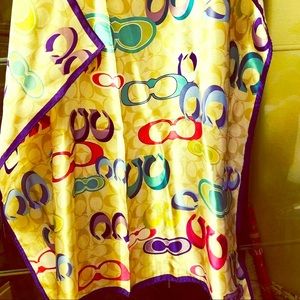 Coach silk scarf